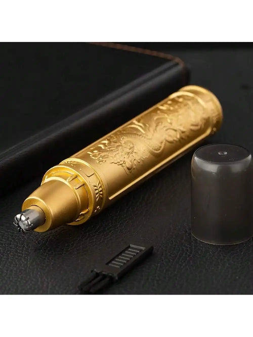 Ear & Nose Hair Trimmer for Men – 360° Rotating Dual-Blade Electric Shaver