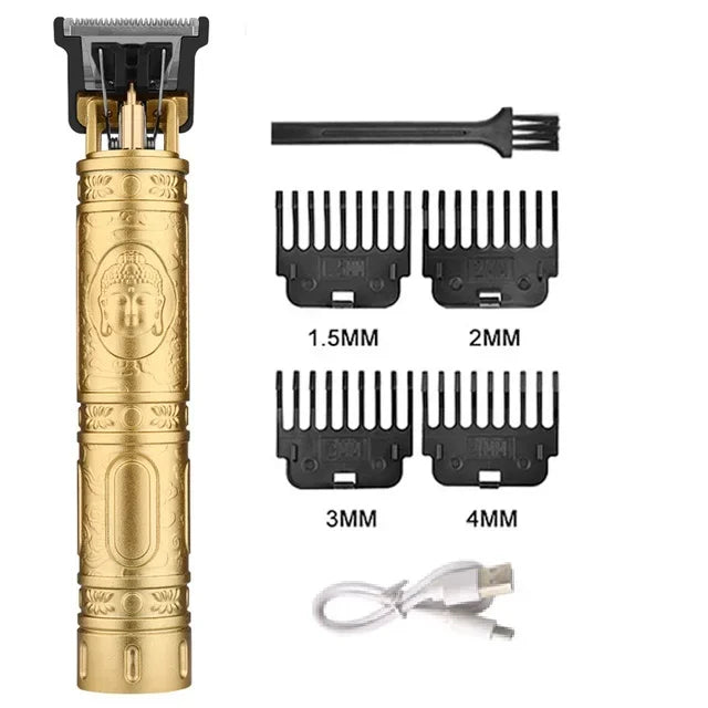 Professional Cordless Hair Clipper & Trimmer – USB Fast Charging