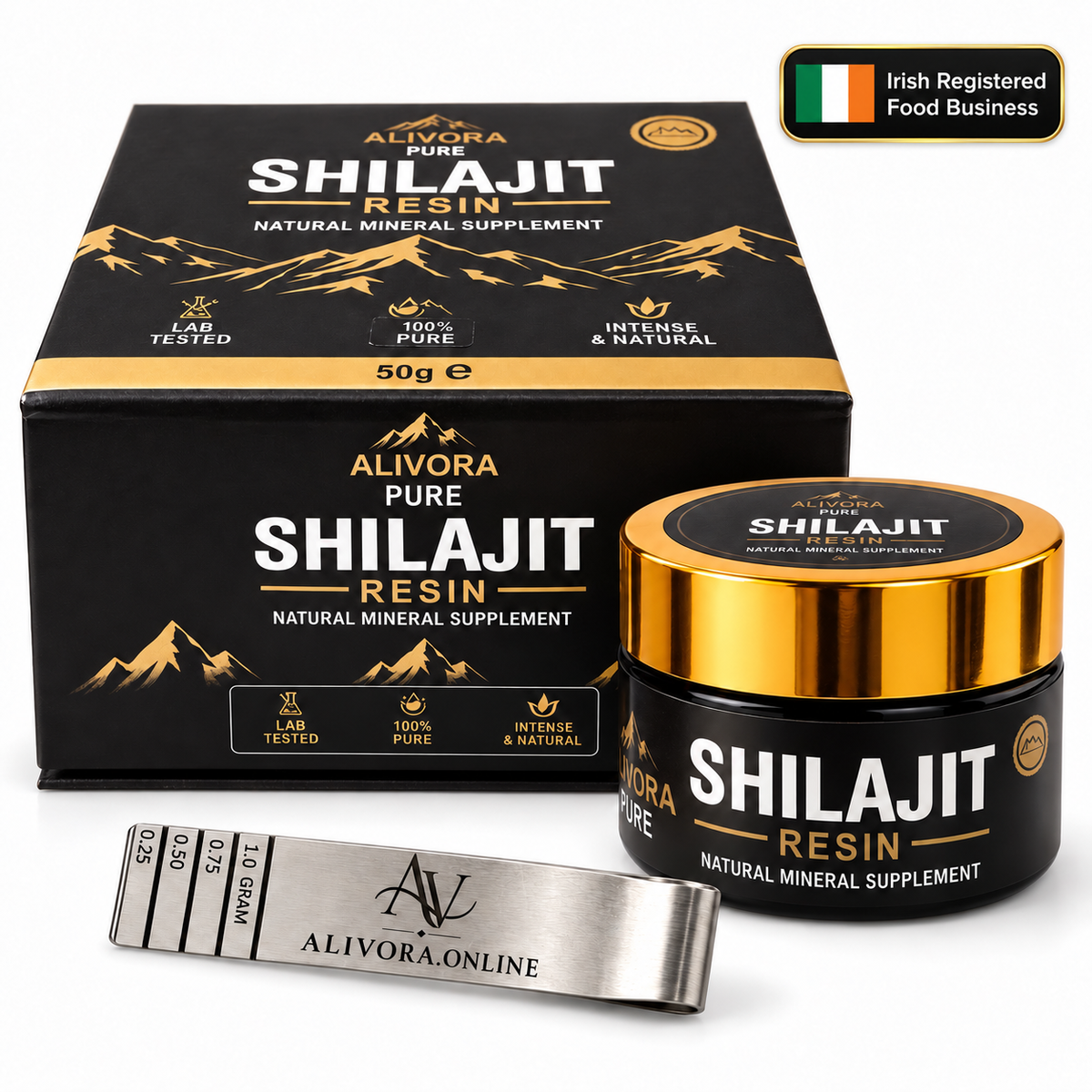 Alivora Pure Shilajit Resin – 50g