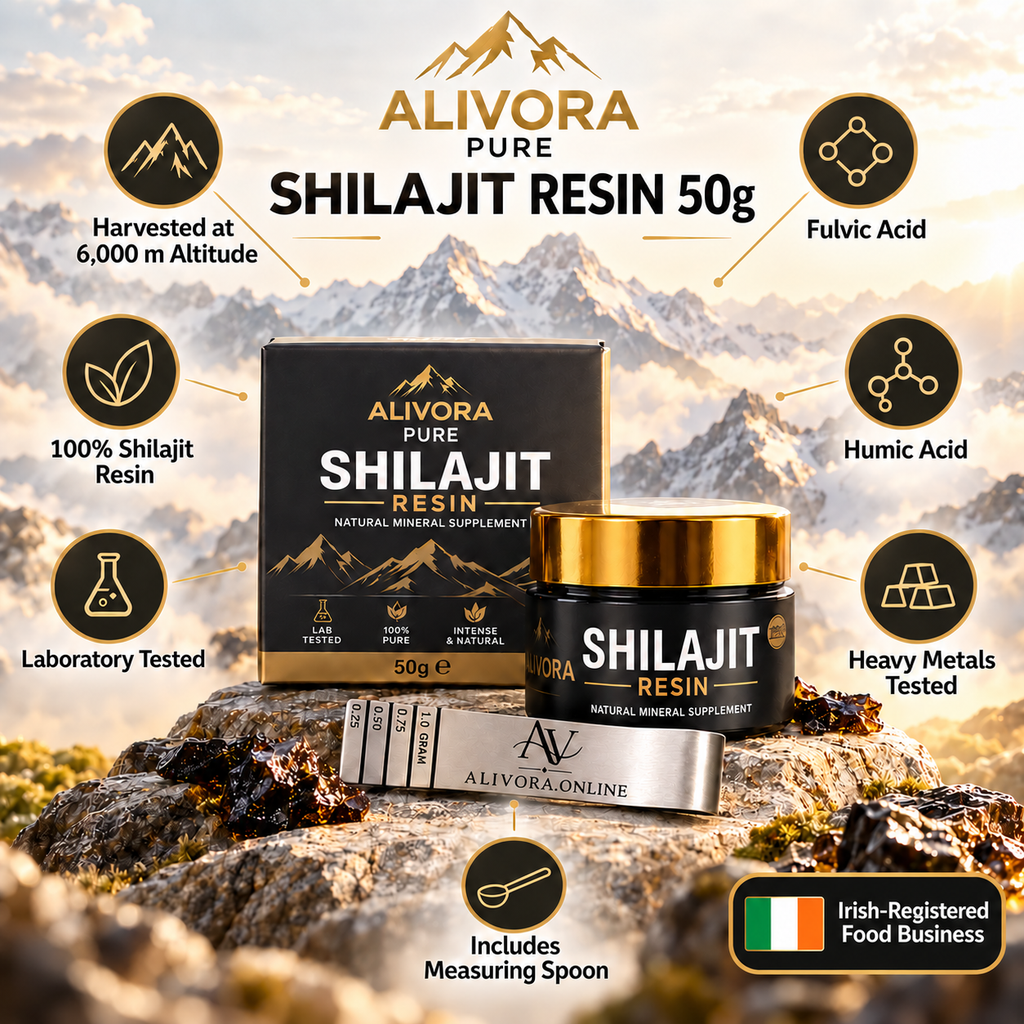 Alivora Pure Shilajit Resin – 50g