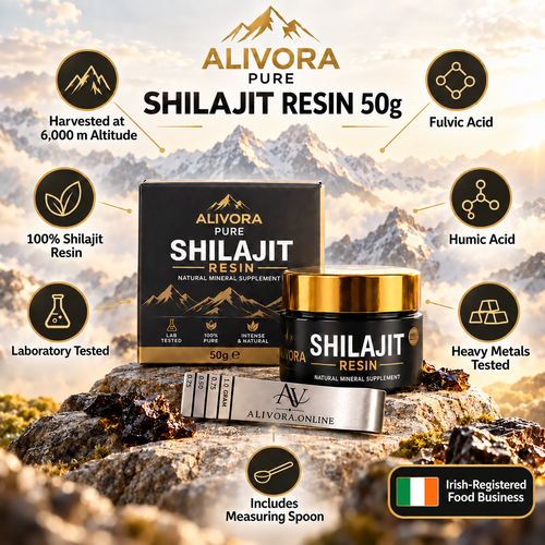 Alivora Pure Shilajit Resin – 50g