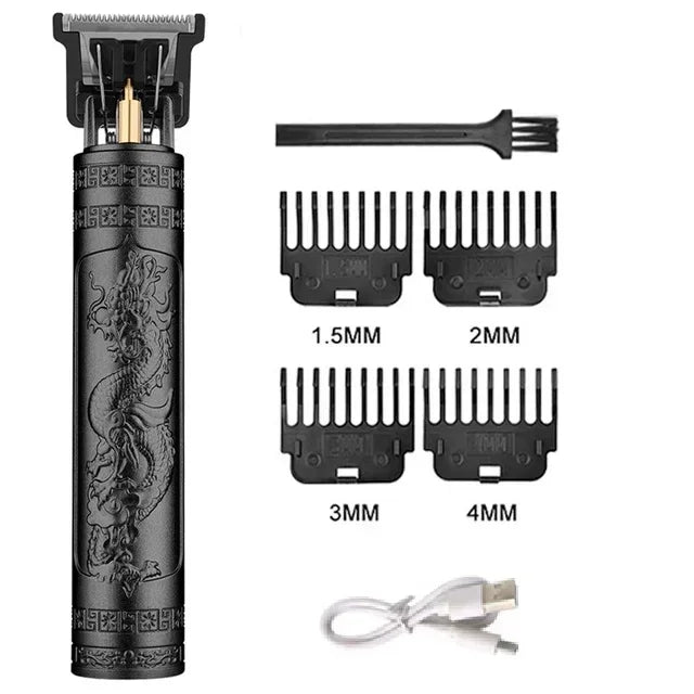 Professional Cordless Hair Clipper & Trimmer – USB Fast Charging