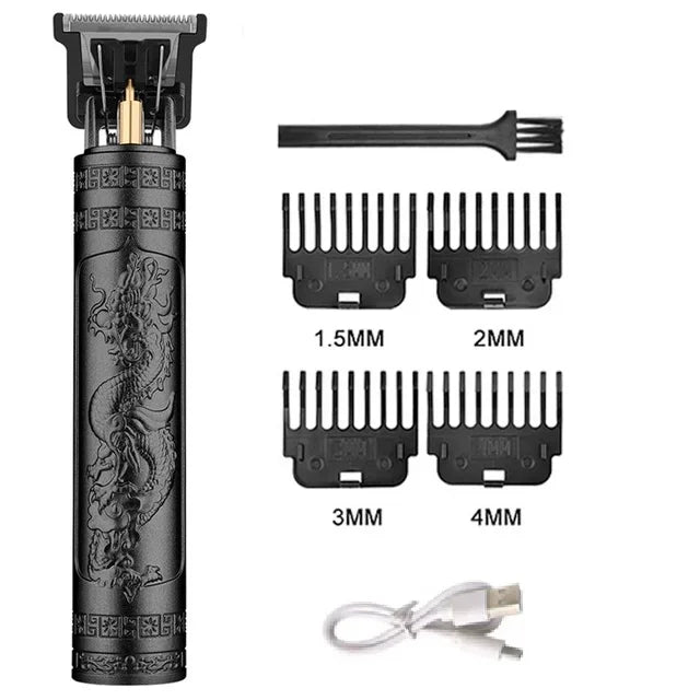 Professional Cordless Hair Clipper & Trimmer – USB Fast Charging