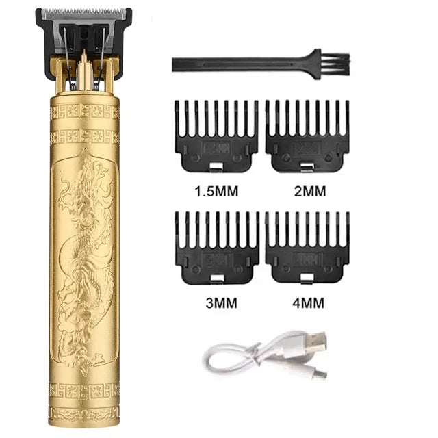 Professional Cordless Hair Clipper & Trimmer – USB Fast Charging