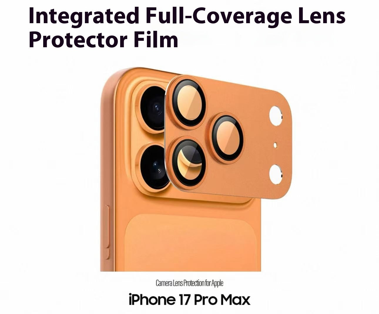 AR Matte Lens Protective Film for iPhone 17 – Anti-Fall Tempered Glass Screen Protector